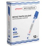 Mikasso Ecoplus Beyaz Tahta Kalemi 1 Kutu 12'li Renkli Tebeşir Mavi - Çok Renkli