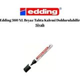Mikasso Edding 360 Xl Tahta Kalemi Siyah Renkli Tebeşir Siyah - Çok Renkli