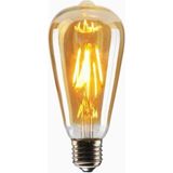 Mikasso Edison St 64 Flamanlı Rustik LED Ampul Armut Model Rustik Tasarruflu Ampul - Çok Renkli