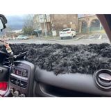 Mikasso El Örgüsü Torpido Koruyucu Örtü Peluş Binek Araçlara Uyumlu Ölçü 50X150 cm Ölçü - Çok Renkli