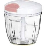 Mikasso El Rondosu Ipli 5 Bıçaklı Büyük Boy Sebze Doğrayıcı 1000ML R08022020 Beyaz Polikarbon