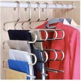 Mikasso Elbise Askılığı 5 Katlı Akıllı Pantolon Eşarp Askısı 6143 Metal Beyaz Tr