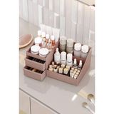 Mikasso Elegance Xl Çekmeceli Makyaj Organizeri Kozmetik Takı Parfüm Serum Krem Makyaj Masası Düzenleyici Pl - Çok Renkli