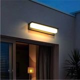 Mikasso Elektrikle Çalışır, 24 Watt 3000 Kelvin Iç ve Dış Mekan, Kapı Girişi, Çok Şık Bahçe Duvar LED Aplik - Çok Renkli