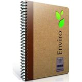 Mikasso Enviro 17X24 100 Yaprak Kraft Kapak Spiralli Defter (1794) Kareli Sert Spiralli Kareli 100 Yaprak Or - Çok Renkli