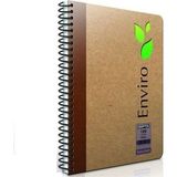 Mikasso Envıro Spiral Kraft Sert Kapaklı Defter ( 17*24 )-100 Yaprak ( Çizgili ) Sert Spiralli Çizgili 100 Y - Çok Renkli