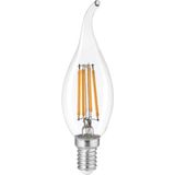 Mikasso Erd-83 T35 Şeffaf Kıvrık 6W 3000K E14 LED Ampul - Çok Renkli