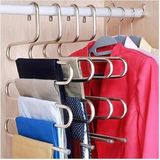 Mikasso Eşarp Başörtüsü Pantolon Pijama Elbise Askısı 5 Katlı Metal Askı Metal Gri