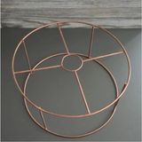Mikasso Eskiltme Renk Abajur Şapkası Teli 4 mm Kalınlık 30 cm Çap Kumaş Siyah - Çok Renkli
