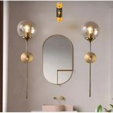 Mikasso Eskitme Modern Tasarım Pilli Aplik 1 Adet Kablosuz Tak Çalıştır Aç Kapa Butonlu Beyaz Opal Metal Sar - Çok Renkli