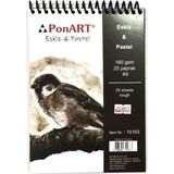 Mikasso Eskiz & Pastel Blok Spiralli 160 Gr. 25 Sayfa A5 Karton Spiralli Çizgisiz 120 Yaprak Orta Boy Beyaz - Çok Renkli