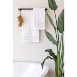 Mikasso Etnik Desen 2'li Banyo Havlu Seti I Hamam Takımı I Çeyizlik Set I 50X85CM + 70X140CM Pamuklu Banyo H - Çok Renkli