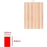 Mikasso /evmonı Kesım Panosu Bambu Ahsap 22*32 cm LV-2994/EVM-01-1989 Bambu Beyaz