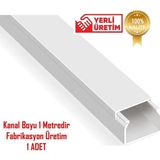 Mikasso Extra Kendinden Yapışkanlı Beyaz Kablo Kanalı 16X16 1 Metre 1 Adet Mutlusan