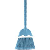 Mikasso F327 Lale Süpürge 60 cm No:3 Uzun Saplı Bahçe Balkon Ofis El Süpürgesi Toz ve Çöp Süpürücü Mavi Plas - Çok Renkli