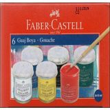 Mikasso Faber-Castell 6'lı Guaj Boya Çok Renkli