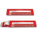 Mikasso Faber-Castell Kırmızı Kalem Kopya Kalemi 12''li Paket Kırmızı - Çok Renkli