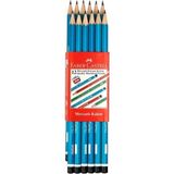 Mikasso Faber-Castell Mercanlı Kurşun Kalem 12'li Kırmızı - Çok Renkli