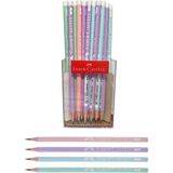 Mikasso Faber-Castell Şövalye Kurşun Kalem Pastel Beyaz - Çok Renkli