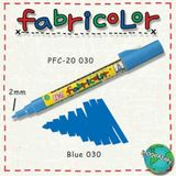 Mikasso Fabricolor Örtücü Kumaş Boyama Kalemi Mavi Beyaz - Çok Renkli