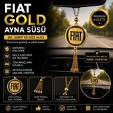 Mikasso Fiat Gold Araç Ayna Süsü Püsküllü Dikiz Aynası Dekoratif Oto Aksesuarı 1 Adet - Çok Renkli