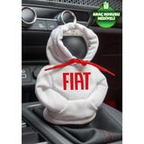 Mikasso Fiat Logo Beyaz Kırmızı Vites Hoodie Araç Vites Kıyafeti Vites Poları Oto Aksesuarı Vites Topuzu - Çok Renkli