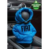 Mikasso Fiat Logo Mavi Siyah Vites Hoodie Araç Vites Kıyafeti Vites Poları Oto Aksesuarı Vites Topuzu Sweat - Çok Renkli