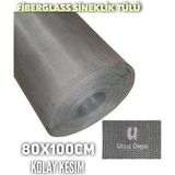 Mikasso Fiberglas Sineklik Teli 80X100 Sineklik Tülü Sağlam Kolay Kesilebilir
