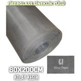 Mikasso Fiberglas Sineklik Teli 80X200 Sineklik Tülü Sağlam Kolay Kesilebilir Çam