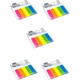 Mikasso Film Index Dikdörtgen Postit Ayraç 12 x 45 mm 5 Adet Yapışkanlı Not Kağıdı - Çok Renkli