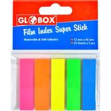 Mikasso Film Index Super Stick 5 Renk Yapışkanlı Not Kağıdı 30'lu (1 Kutu) Yapışkanlı Not Kağıdı - Çok Renkli