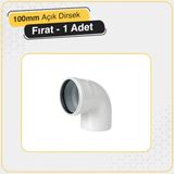Mikasso Fırat Pvc 100'LÜK Açık Dirsek 100X45