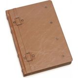 Mikasso Fırenze Ip Dikiş Deri Kapaklı Defter ( 17*24 )-160 Yaprak ( Çizgisiz ) (Stand) Sert Düz Çizgisiz 160 - Çok Renkli