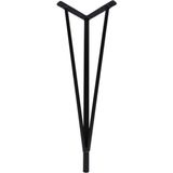 Mikasso Firkete Metal Mil Masa Sehpa Ayağı Siyah 45 cm - Masa Ayakları - 45 cm Beyaz