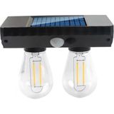 Mikasso Fithome YT-819 2 Watt Suya Dayanıklı Hareket Sensörlü Solar LED Lamba Altın - Çok Renkli