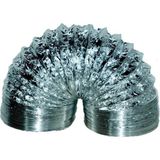 Mikasso Flex Ø 127 mm 3 mt Alüminyum Telli Izolesiz Esnek Hava Kanalı - Davlumbaz ve Aspiratör Borusu