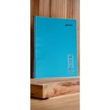 Mikasso Flex Defter 40 Yp.çizgili Yumuşak Spiralli Çizgili 40 Yaprak Büyük Boy Mavi Okul Defterleri A4 - Çok Renkli