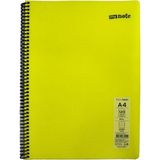 Mikasso Flex Neon Defter A4 120YP Çizgili - Sarı Yumuşak Düz Çizgili 120 Yaprak Büyük Boy Sarı Okul Defterle - Çok Renkli