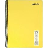Mikasso Flex Pastel Defter Pp Kapak Spırallı A4 40 Yp (12 Adet) Yumuşak Çizgili 40 Yaprak Belirtilmemiş Büyü - Çok Renkli