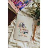 Mikasso Flowery And Book Liste Defteri, Zımbalı Defter, 40 Sayfa, Notepad, Memopad, A5 ,kitap ,okuma Günlüğü - Çok Renkli