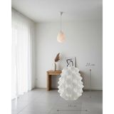 Mikasso Folia Ritim Tasarım Avize Plastik 1 E27 Beyaz Salon / Oturma Odası - Çok Renkli