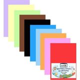 Mikasso Fon Kartonu 10 Lu 35X50 cm 1 Paket Arlantis 10 Renk Fon Kartonu 35*50 1 Paket - Çok Renkli