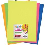 Mikasso Fon Kartonu 25X35 10 Lu Karışık Renk - Çok Renkli
