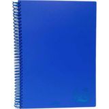Mikasso Foxy Pp Kapak 120 Yaprak 3+1 Ayraçlı Spiralli Hafif Defter 20X28 Sert Spiralli Kareli 120 Yaprak Büy - Çok Renkli