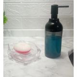 Mikasso Füme Siyah Akrilik Sıvı Sabunluk ve Sabunluk 2 Li Banyo Seti Akrilik Siyah - Çok Renkli
