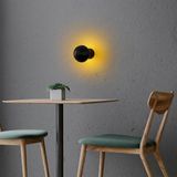 Mikasso Fungal Modern Metal Sıvama Tekli Duvar Aplik Siyah Çap 12CM,MINIMALIST Dekor Aydınlatma FUNGAL13360A - Çok Renkli