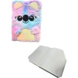 Mikasso Fy-4 A5 Peluş Çizgili Defter 80 Ypr. - Unicorn Karton Belirtilmemiş Orta Boy Beyaz Belirtilmemiş Bel - Çok Renkli