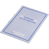 Mikasso G225 Personel Özlük Dosyası Karton Kapak 21X29 cm Sert Düz Çizgili Orta Boy Turuncu Not Defteri A5 1 - Çok Renkli