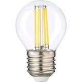 Mikasso G45 Şeffaf Cam 6W E27 Mini LED Ampul - 3000K Gün Işığı Pembe