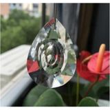 Mikasso Gaynise Kristal Göz Avize Taşı (50X33 Mm) Cam 1 E27 Turuncu Salon / Oturma Odası - Çok Renkli